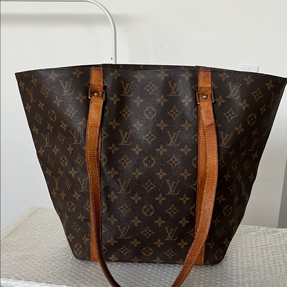 Louis Vuitton Brown Monogram Tote Bag